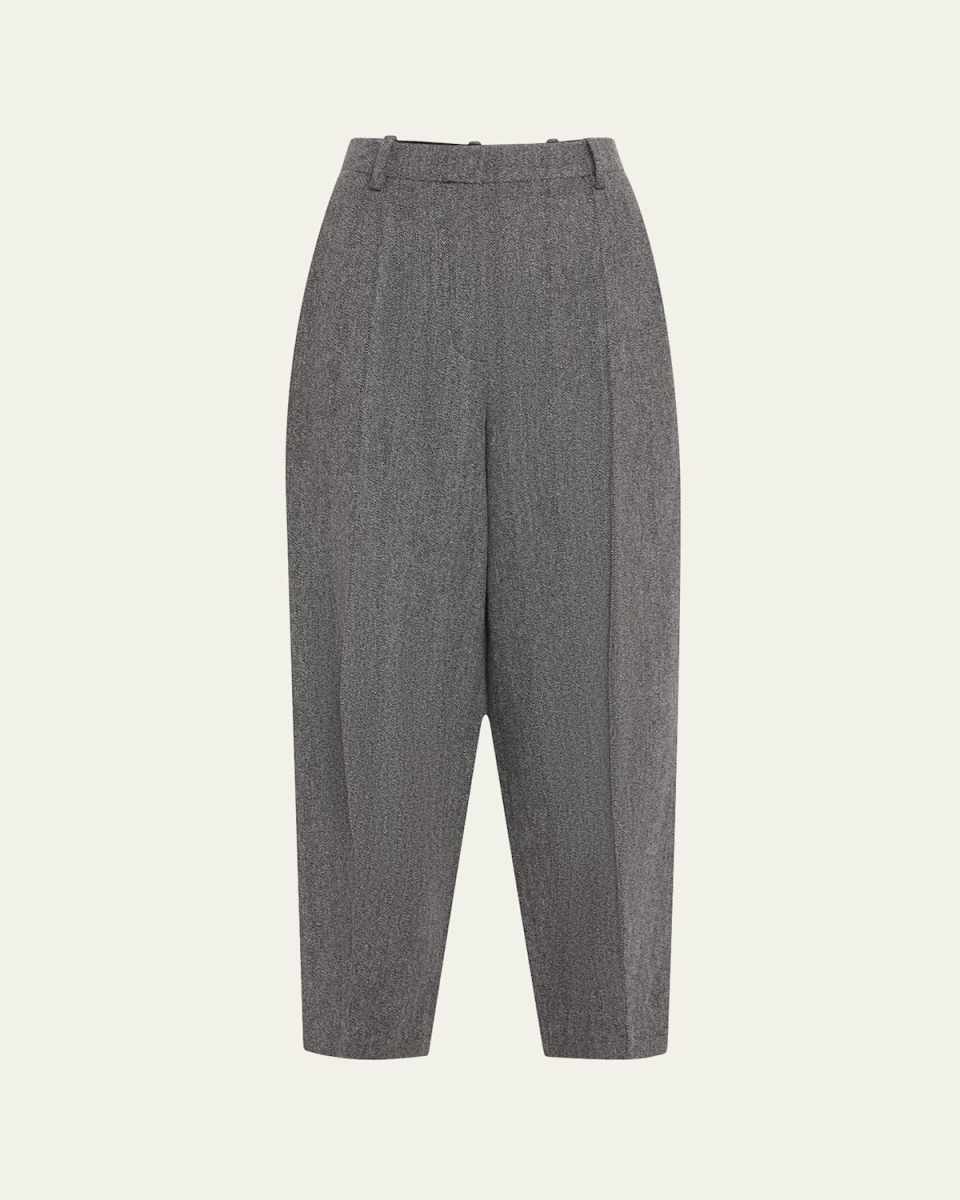 Dan Tapered Wool Cashmere Trousers